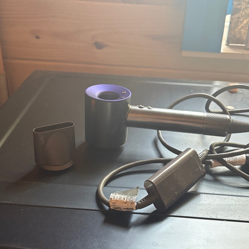 Dyson Purple and Silver Hair Dryer